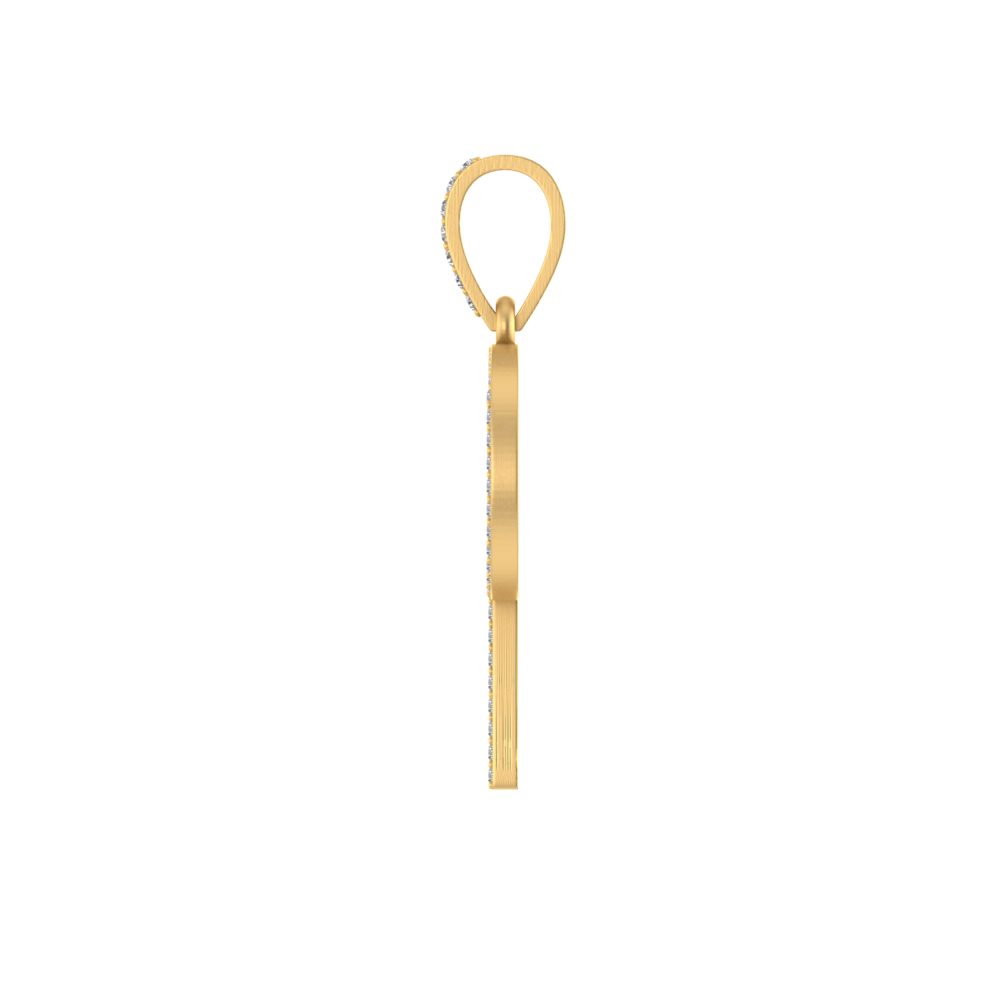 Personalized Perfection: 14k Gold P Letter Charm Pendant