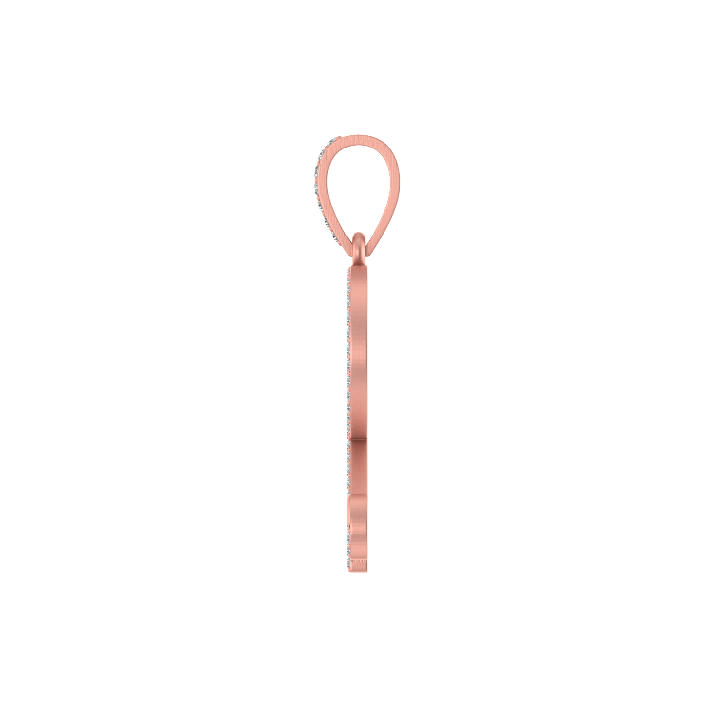 Regency Charm: 14K Gold Initial R Pendant