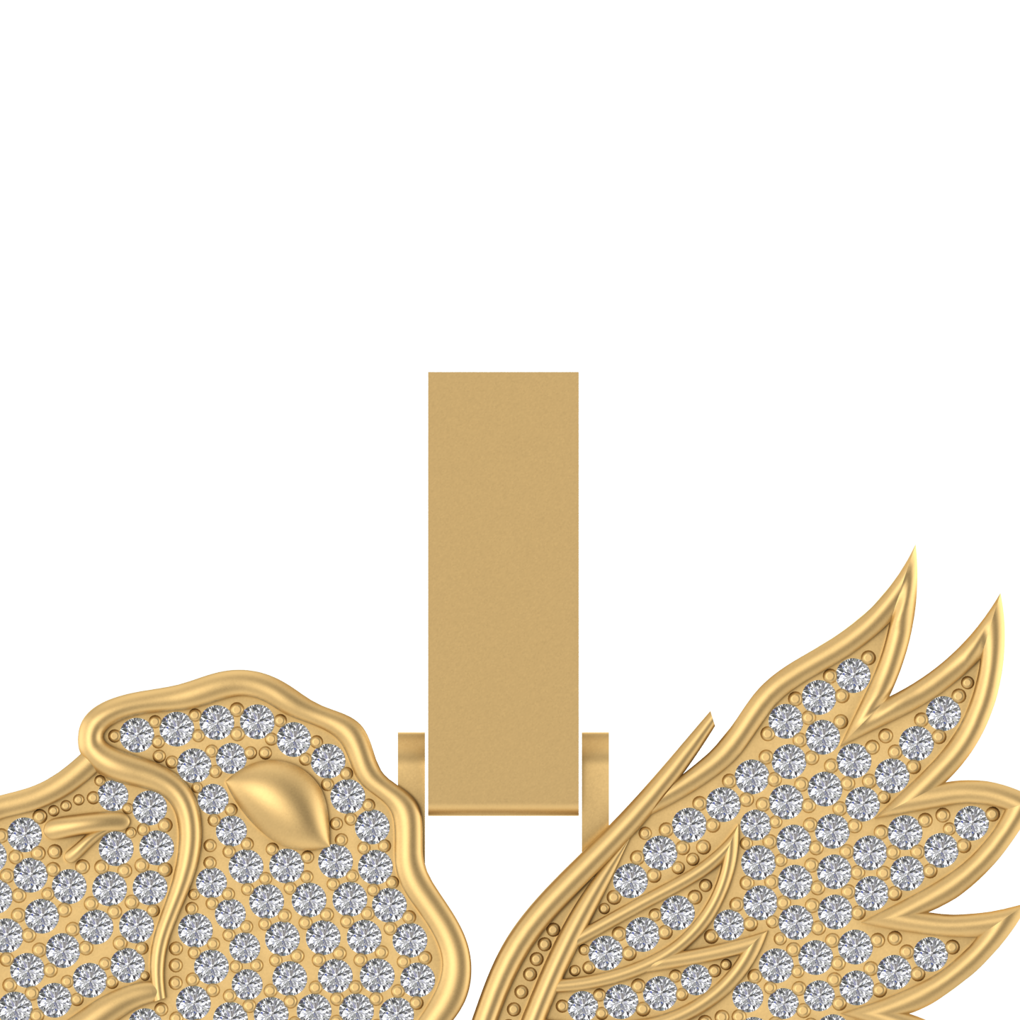 Heavenly Grace: 14K Gold Angel Pendant