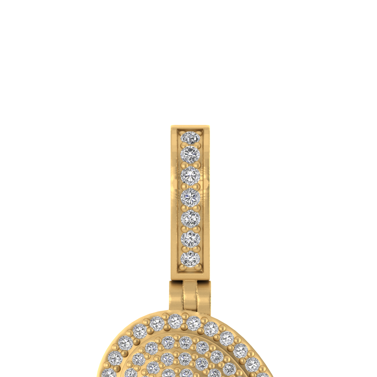An Unconventional Embrace: 14K Gold Heart Pendant