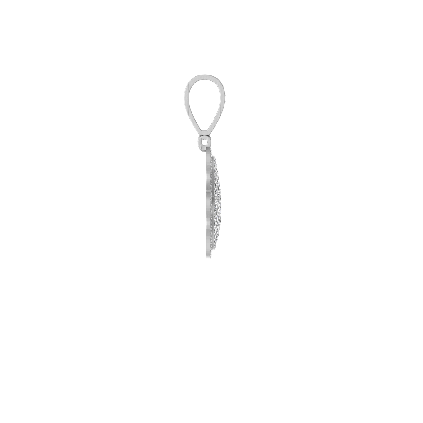 An Unconventional Embrace: 14K Gold Heart Pendant