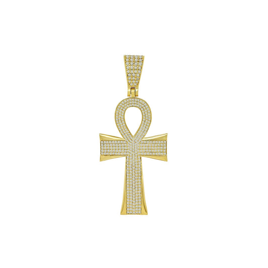 Divine Simplicity: 14K Gold Cross Pendant for Daily Elegance