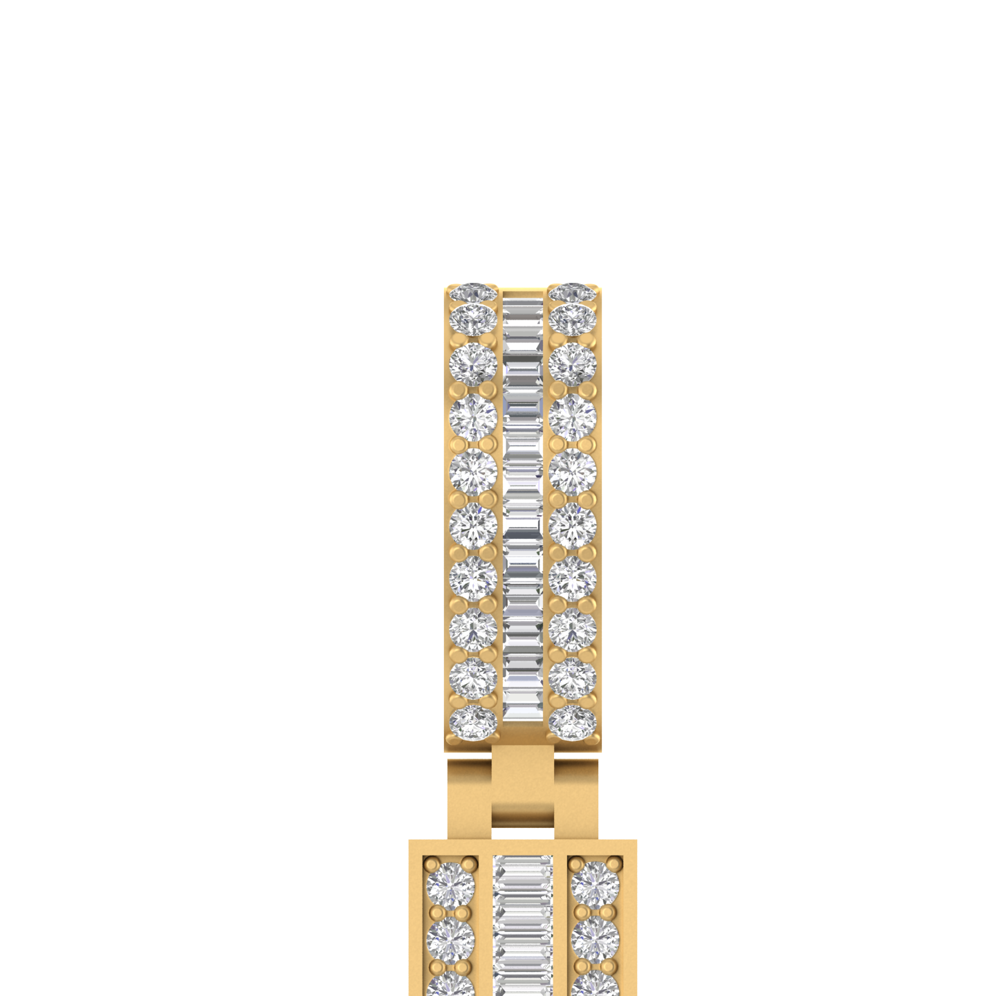 Golden Wings of Grace: 14K Gold Jesus Cross Pendant