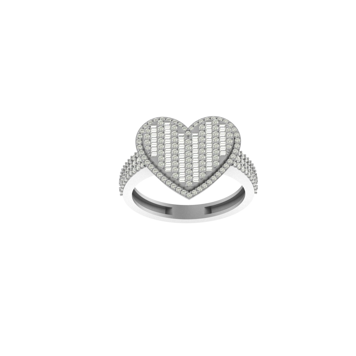 Heavenly Heartbeat: 14K Gold Heart Ring